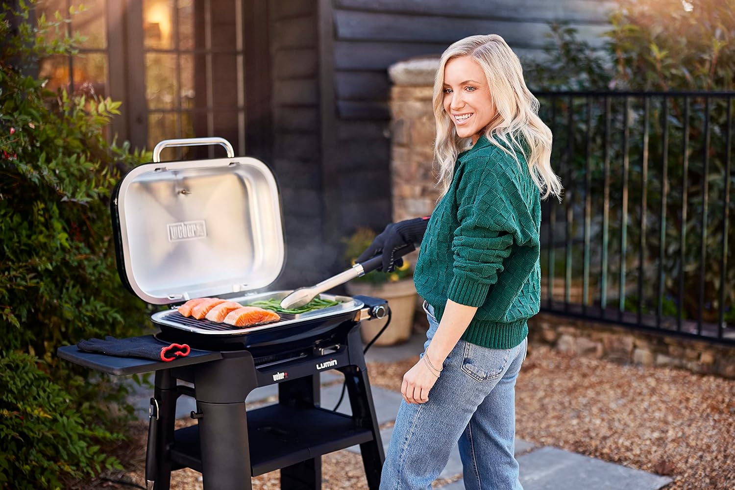 Weber Lumin Compact Electric Grill Stand, Black - Weber Lumin Compact Electric Grill Stand Review