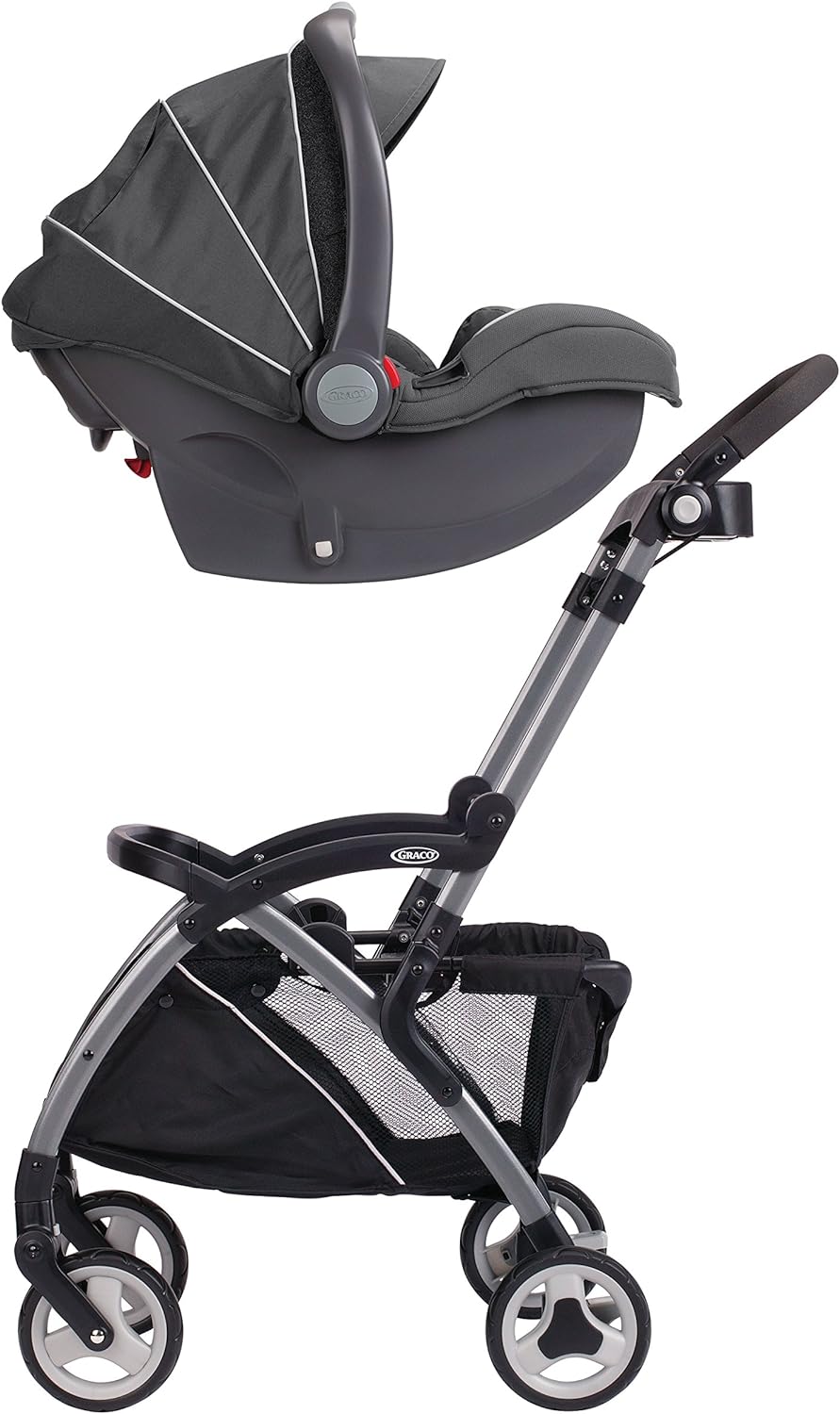 Graco SnugRider Elite Car Seat Carrier, Lightweight Frame, Travel Stroller Accepts any Graco SnugRide Infant Car Seat, Black - Graco SnugRider Elite Car Seat Carrier Review