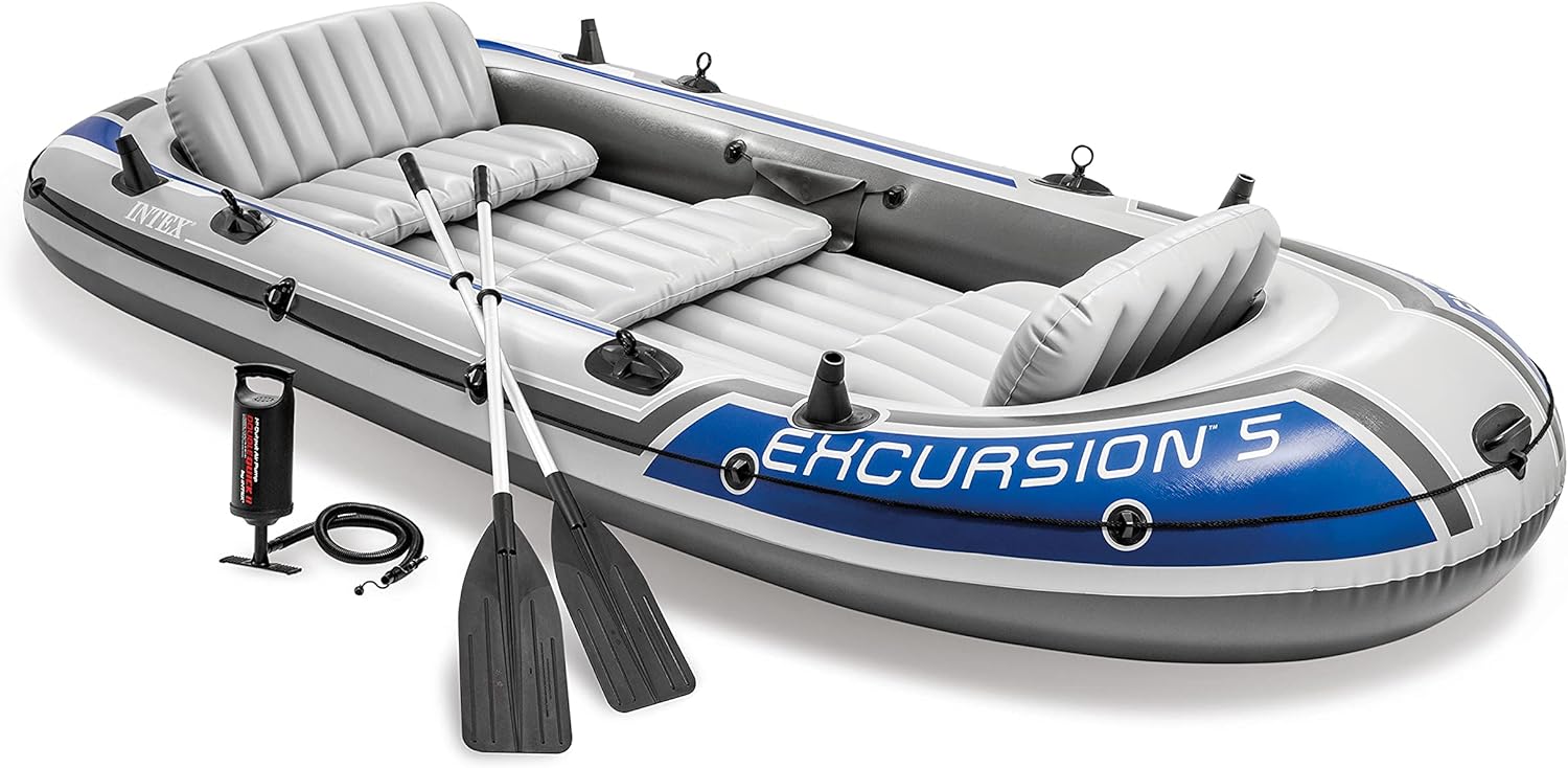 Intex Excursion 5 Person Boat Set - Intex Excursion 5 Person Boat Set Review