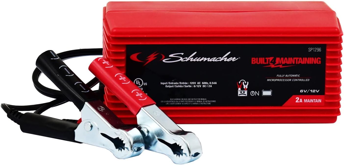 Schumacher SC1319 Fully Automatic Battery Maintainer- 1.5 Amp, 6/12- for Car, Power Sport or Marine Batteries - Schumacher SC1319 Battery Maintainer Review