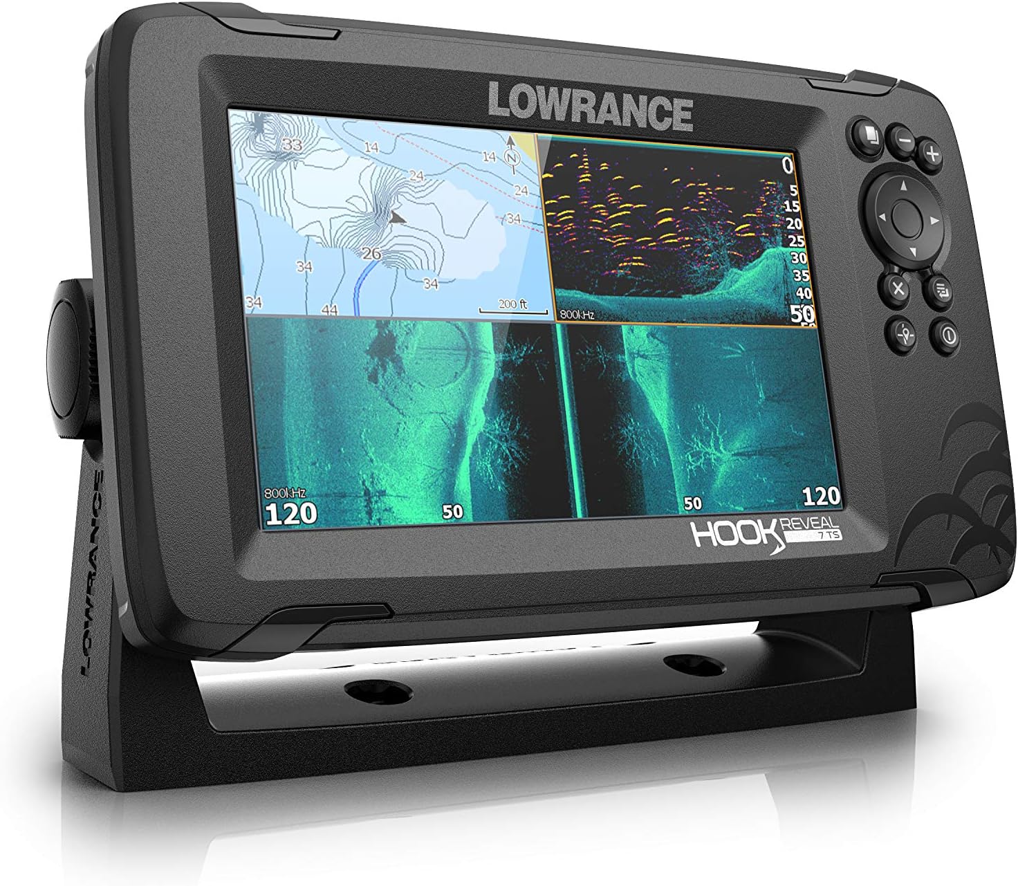 Lowrance Hook Reveal 7 Inch Fish Finders with Transducer, Plus Optional Preloaded Maps - Lowrance Hook Reveal 7 Inch Fish Finders Review