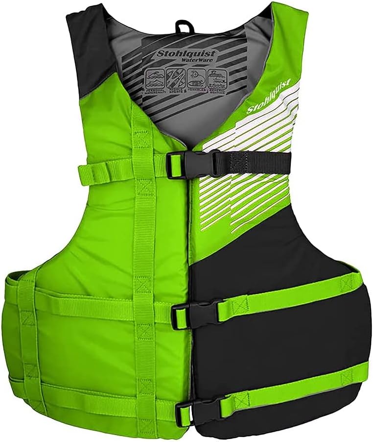 Stohlquist Fit Unisex Adult Life Jacket PFD - Coast Guard Approved, Easily Adjustable for Full Mobility, Lightweight, PVC Free | Universal and Oversize - Stohlquist Fit Life Jacket Review
