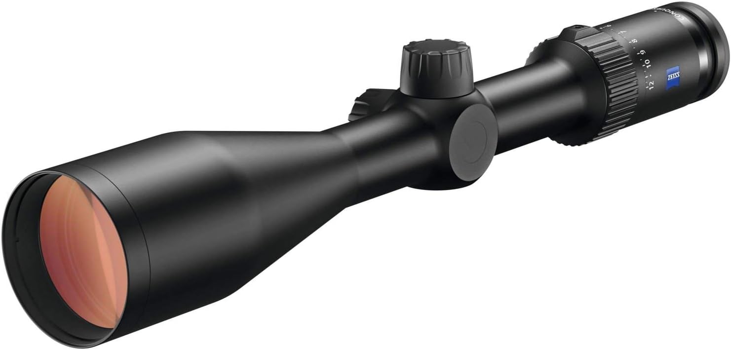Zeiss Conquest V4 3-12x56mm Riflescope, Capped Turret, 60 Plex Reticle, Black - Zeiss Conquest V4 Riflescope Review