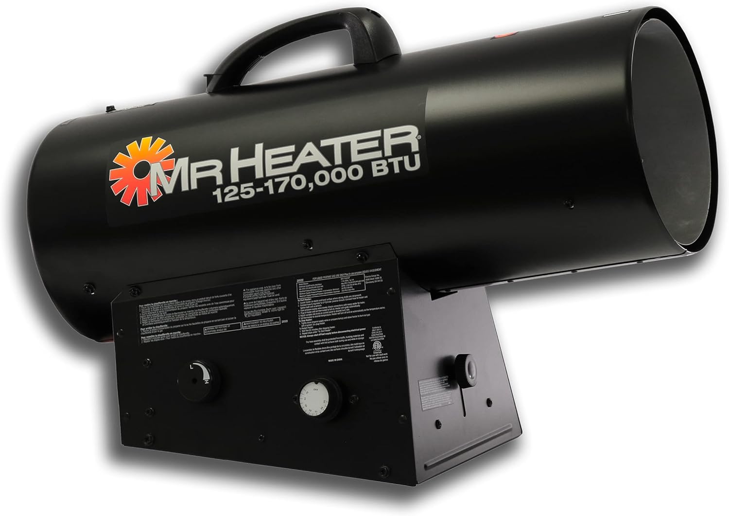 Mr. Heater F271400 MH170QFAVT Forced Air Propane Heater,Black,Medium - Mr. Heater Propane Heater Review