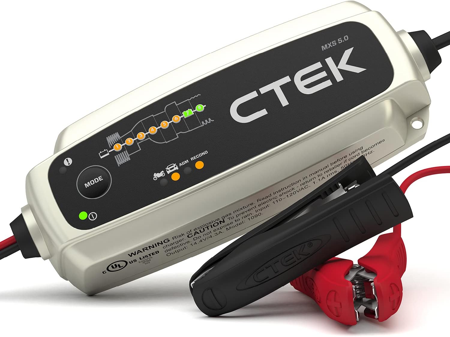 CTEK - 40-206 MXS 5.0 Fully Automatic 4.3 amp Battery Charger and Maintainer 12V - CTEK - 40-206 MXS 5.0 Battery Charger Review