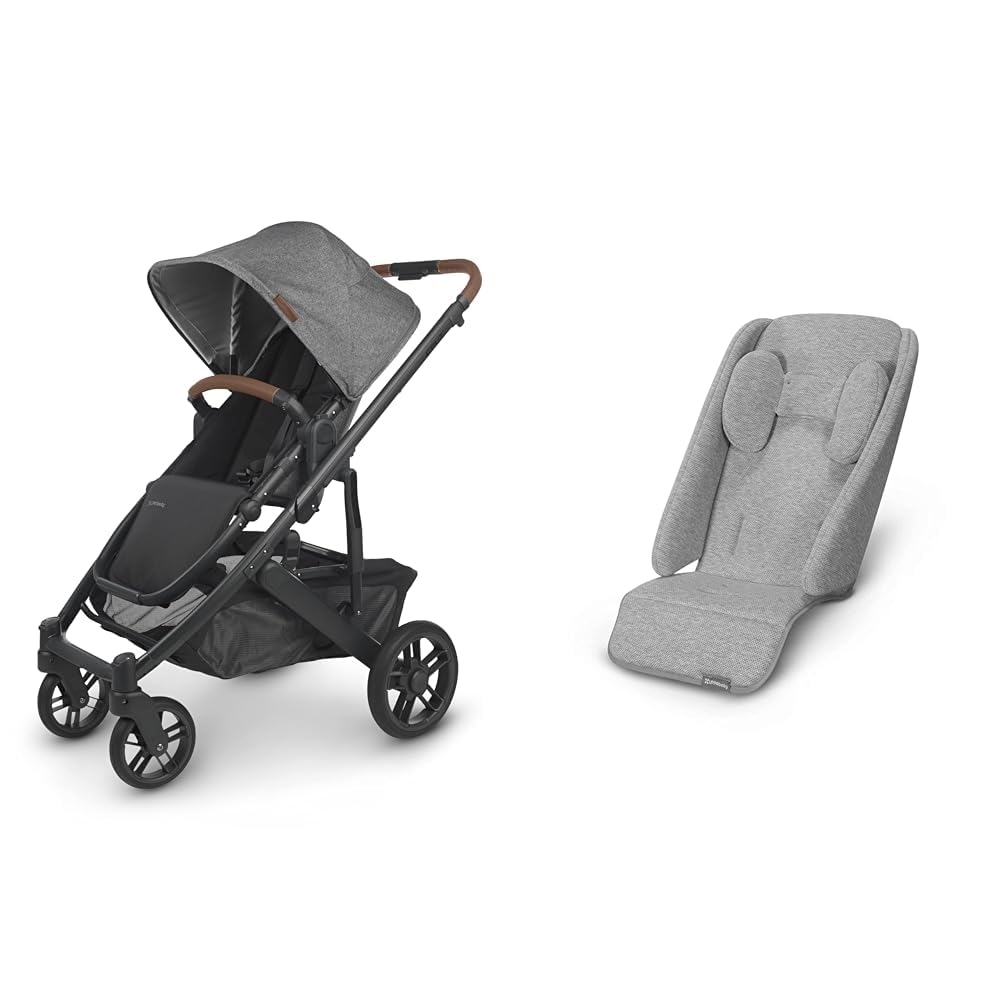 UPPAbaby Cruz V2 Stroller/Full-Featured Stroller with Travel System Capabilities/Toddler Seat, Bumper Bar, Bug Shield, Rain Shield Included/Declan (Oat Mélange/Silver Frame/Chestnut Leather) - UPPAbaby Cruz V2 Stroller Review