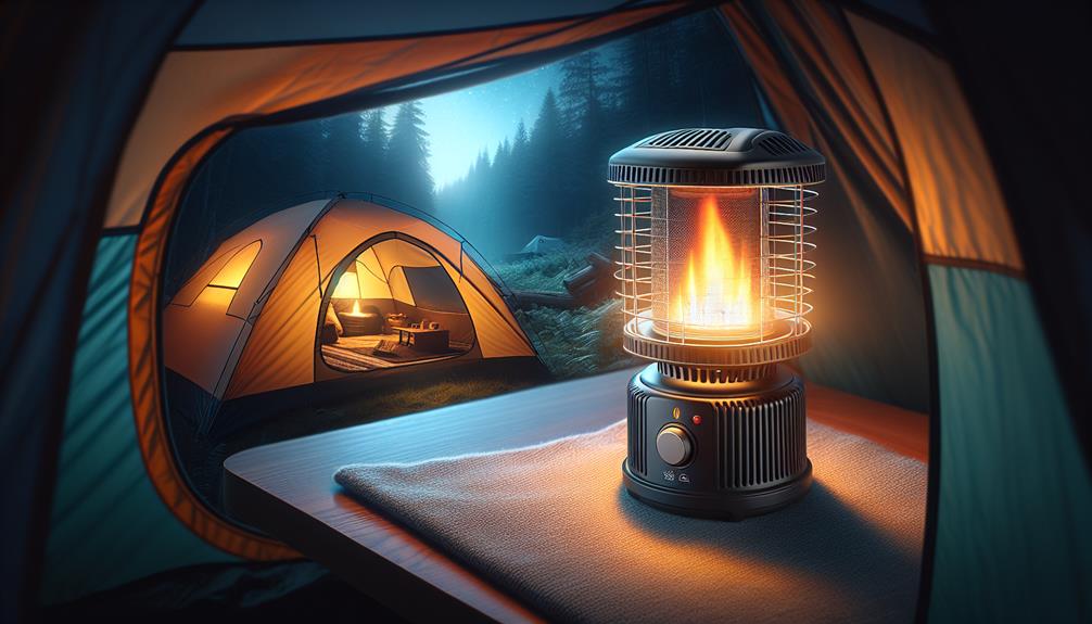 efficient heating for camping