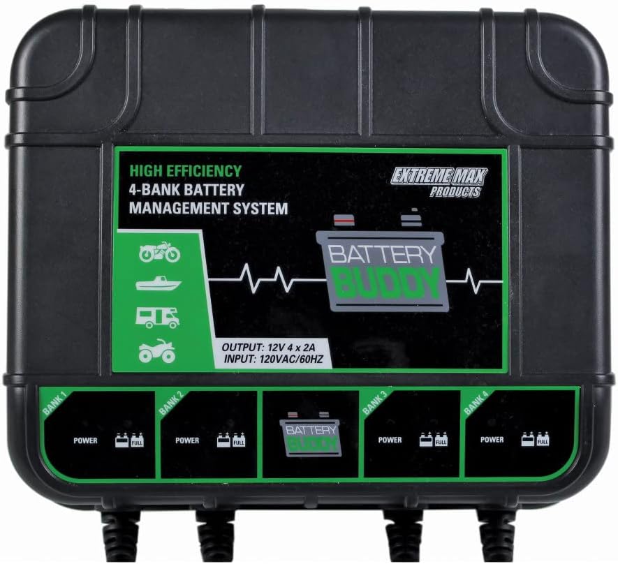 Extreme Max Battery Buddy 4-Bank Battery Charger/Maintainer Review
