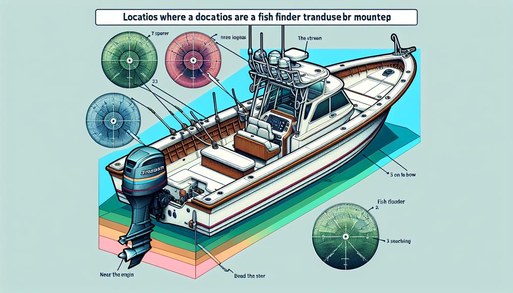 mounting fish finder transducer