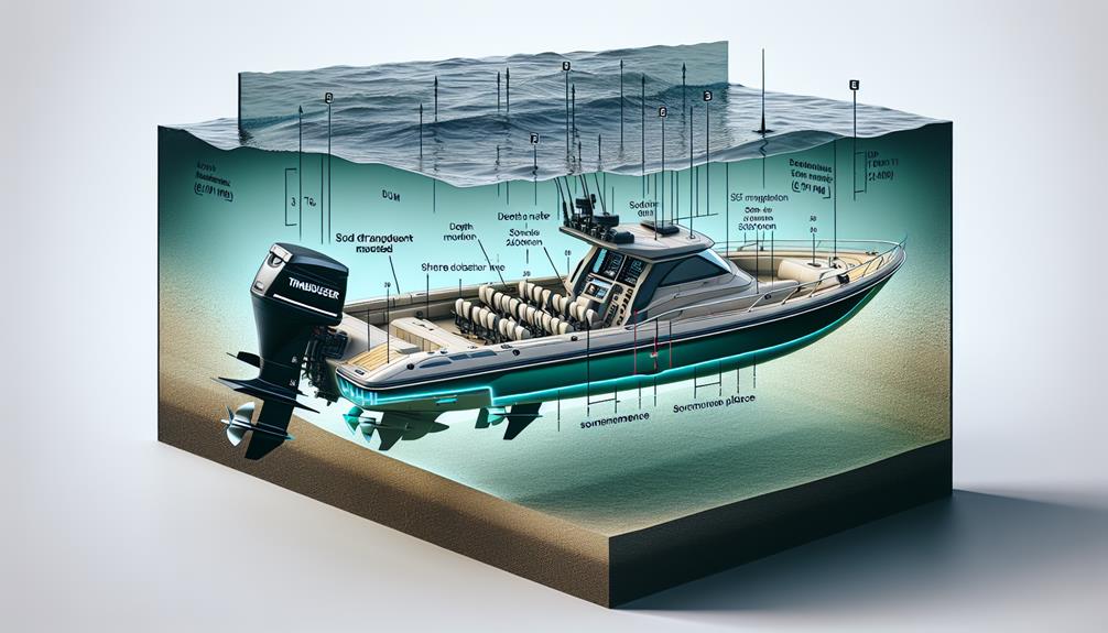 transducer depth below hull