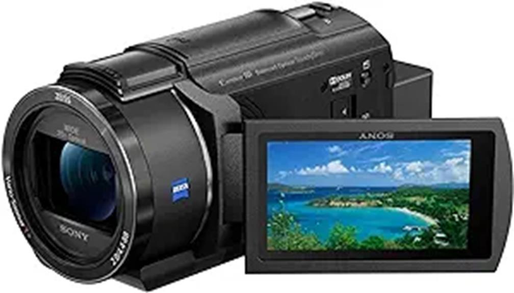 high definition camcorder with details