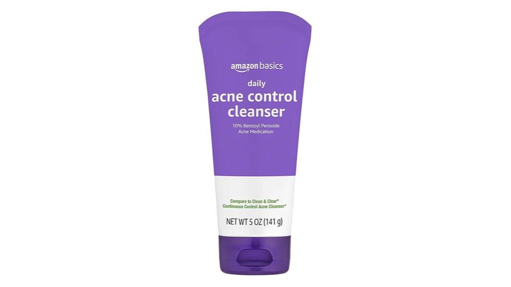 acne cleanser with benzoyl peroxide