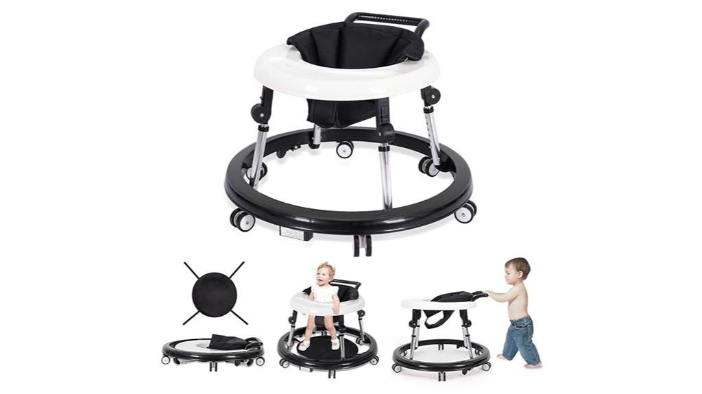 adjustable height baby walker