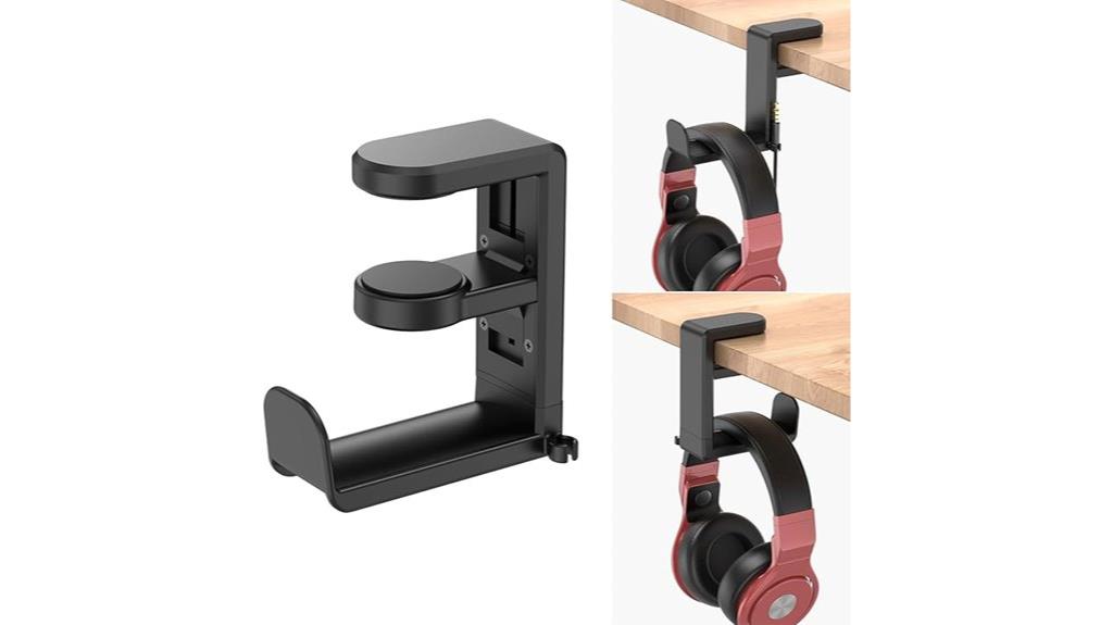 adjustable swivel headphone stand