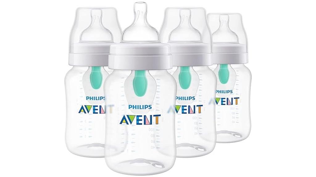 anti colic baby bottle set