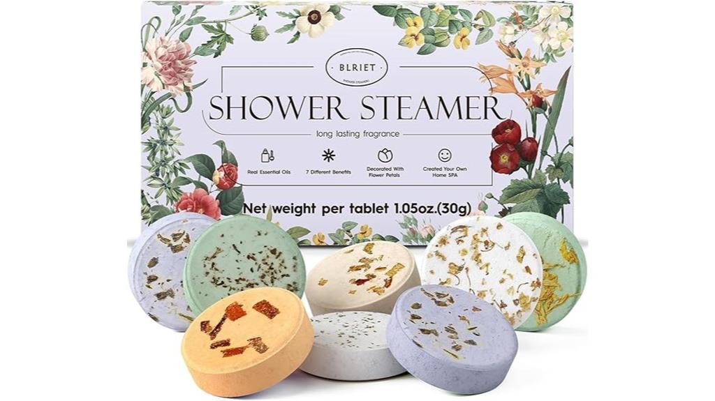 aromatherapy shower steamers pack