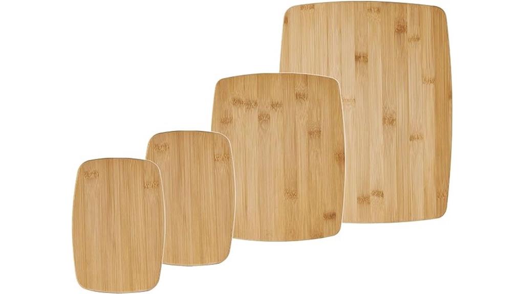 bamboo cutting board set