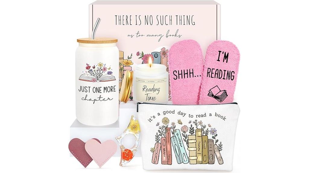 book themed drinking jars