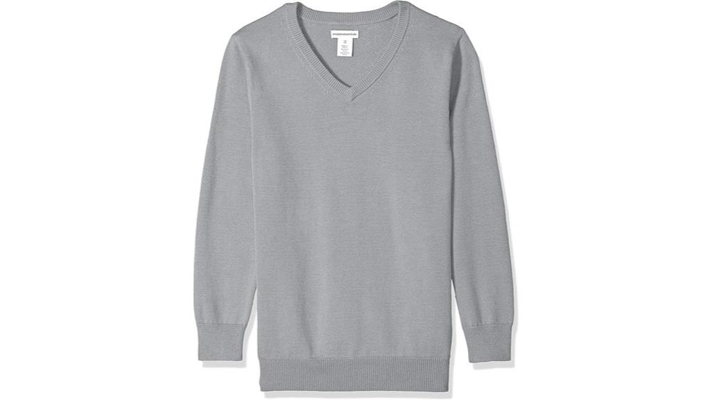 boys v neck cotton sweater