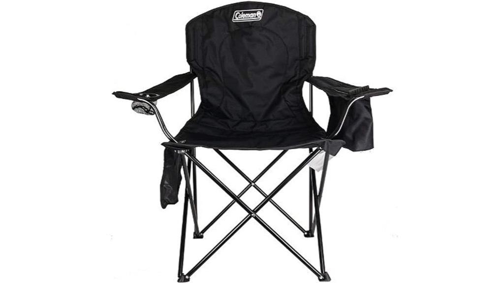 camping chair with cooler