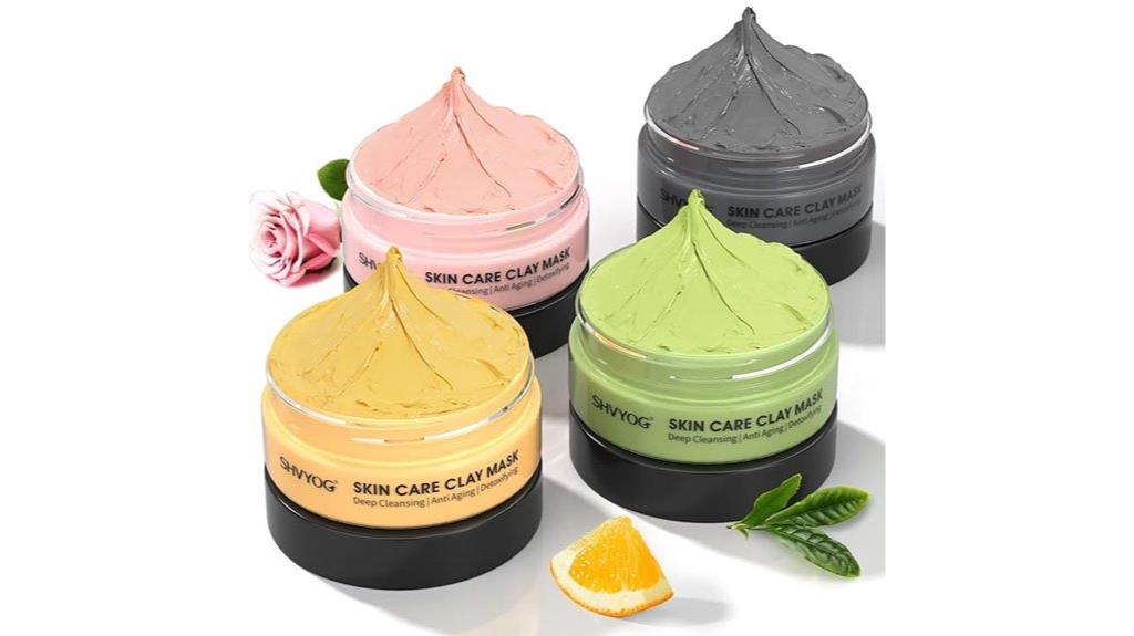 clay facial mask set