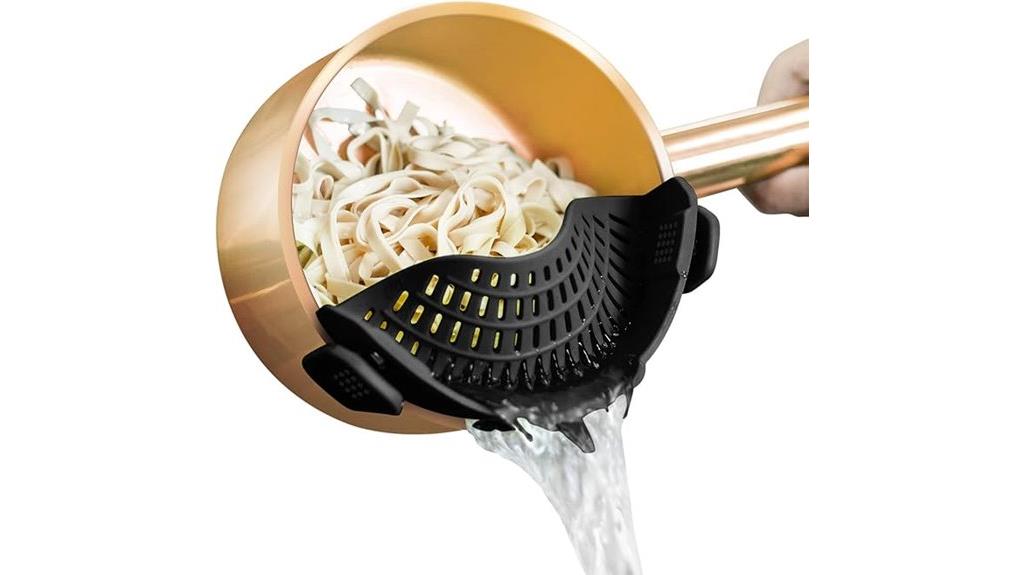 clip on pot strainer