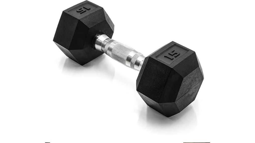 coated hex dumbbell options