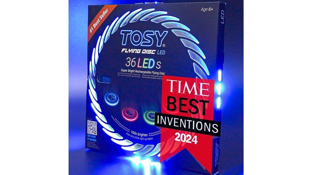 colorful led flying disc