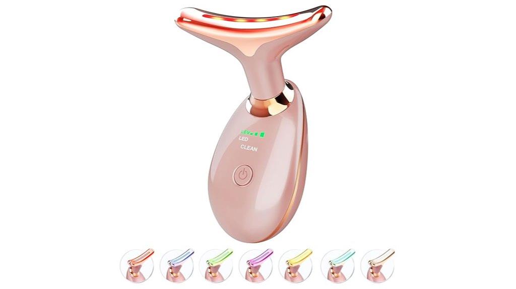 colorful portable facial massager