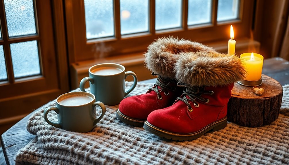 comfortable and warm shoes