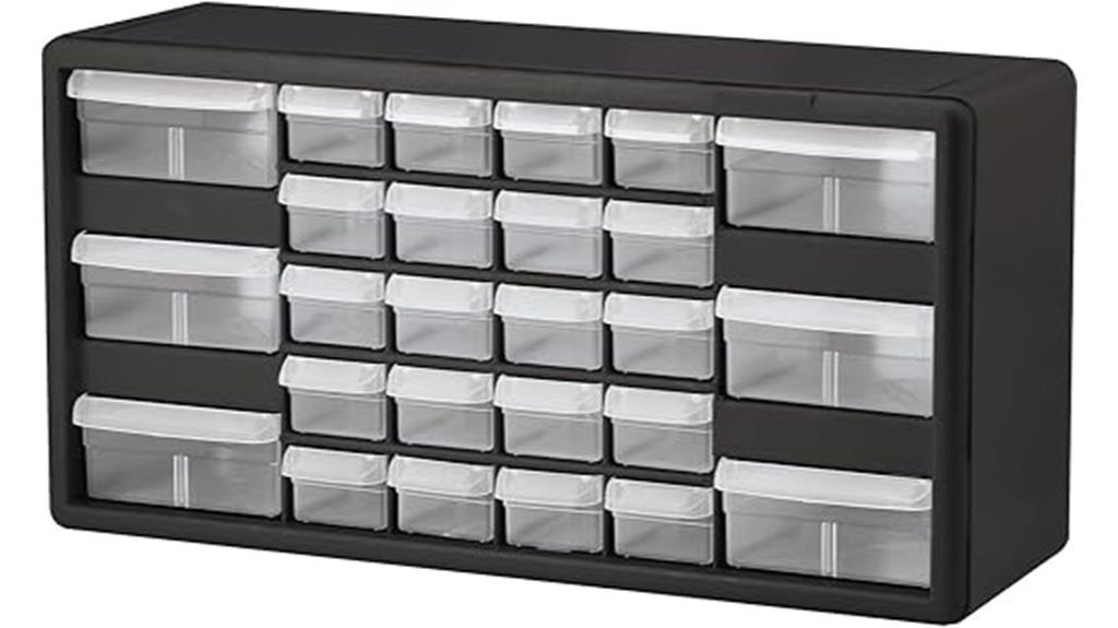 compact plastic drawer organizer