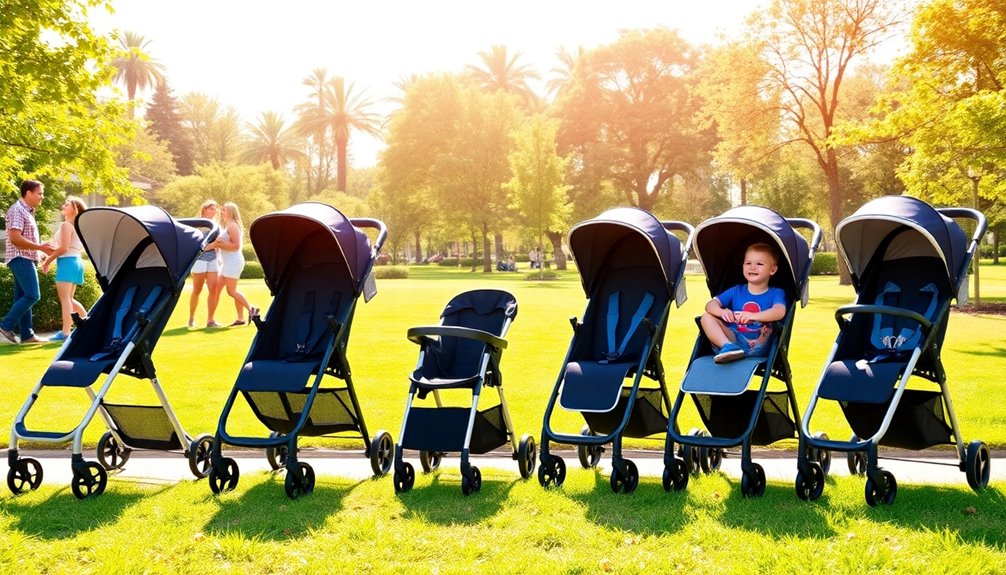 compact travel stroller selection