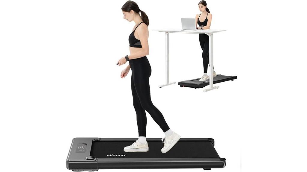 compact under desk treadmill