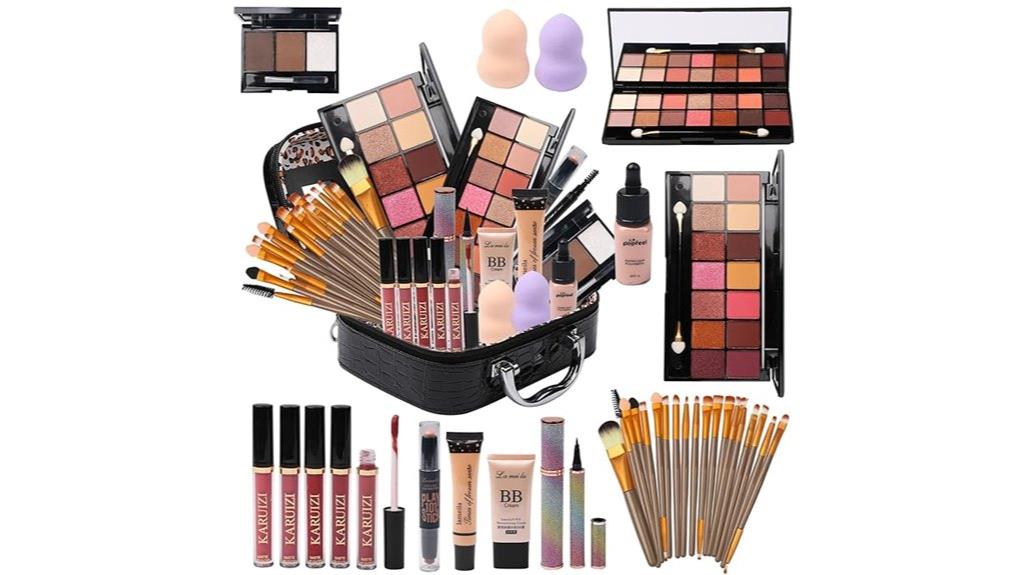 comprehensive makeup brush set