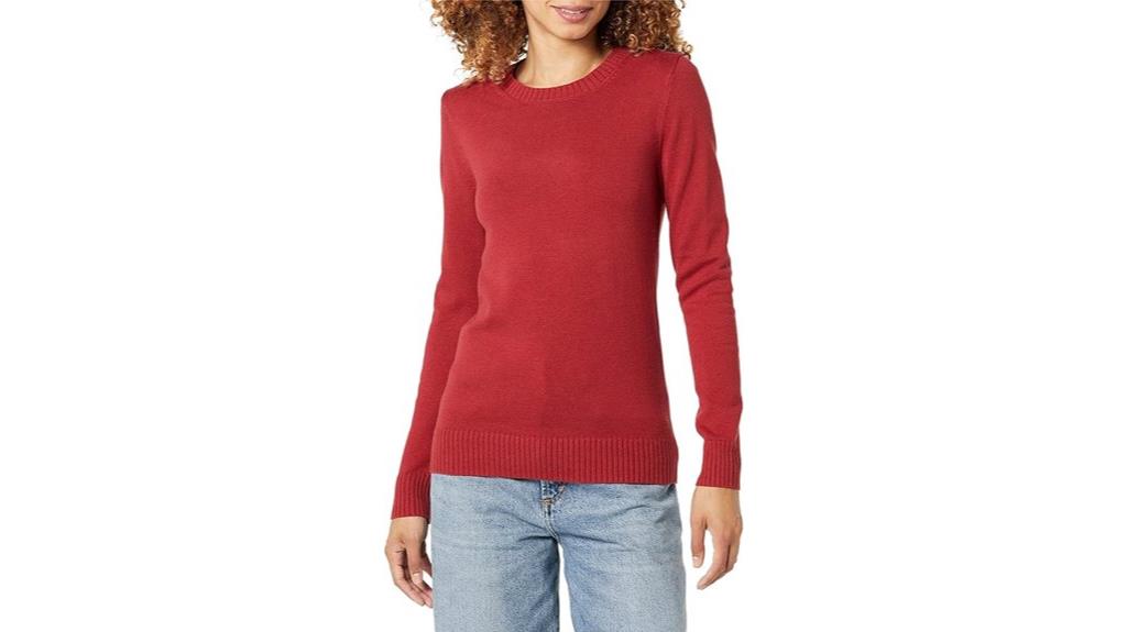 cotton crewneck sweater women