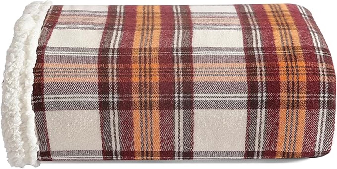 cozy reversible fleece blanket