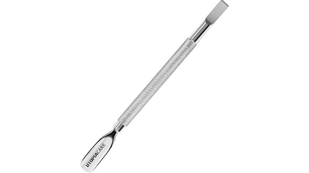 cuticle pusher and cleaner