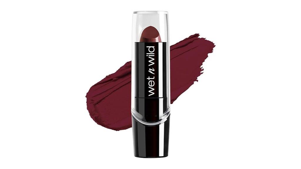 dark wine lipstick shade