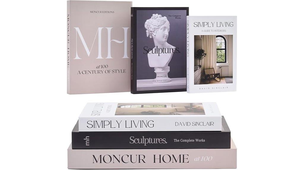 decorative coffee table books