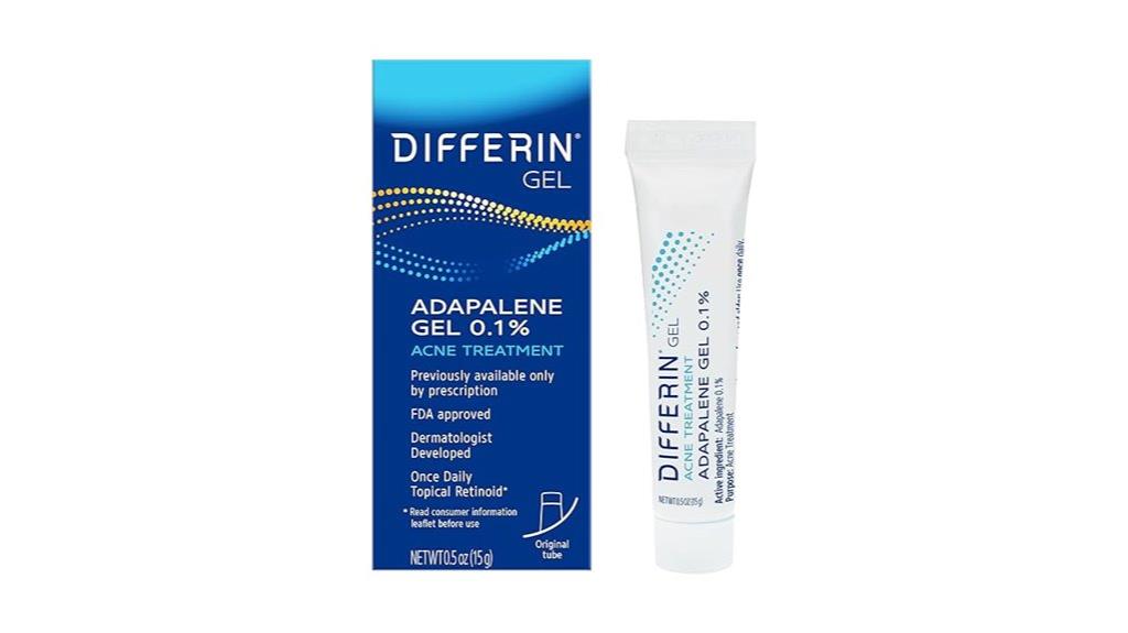 differin acne treatment gel