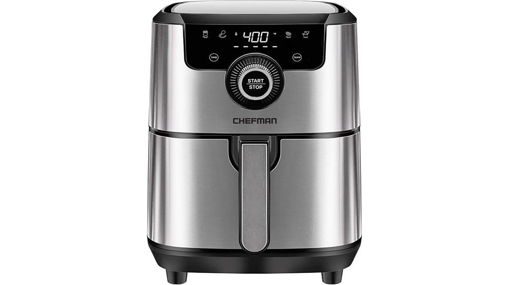 dual temperature air fryer