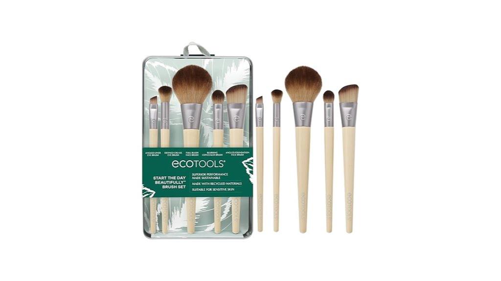 eco friendly makeup brush set