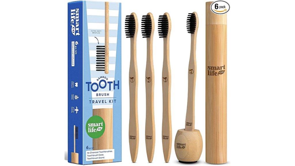 eco friendly toothbrush set