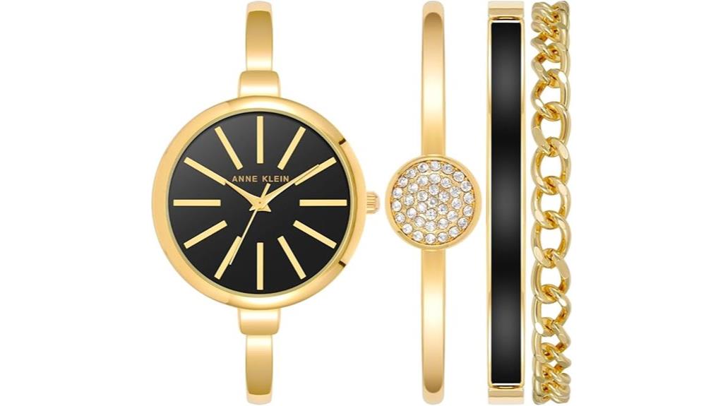 elegant bangle watch set