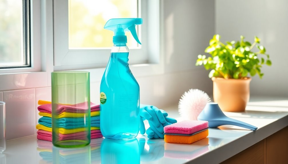 essential kitchen cleaning supplies