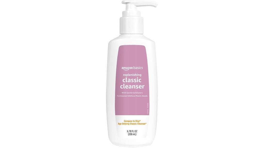 exfoliating face wash cleanser