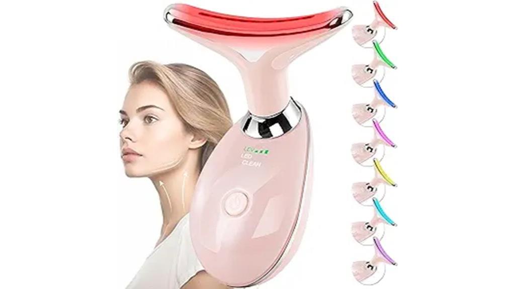 facial massager with therapy