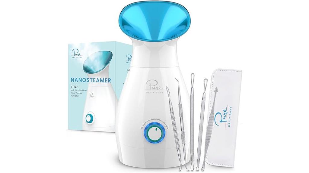 facial steamer with kit