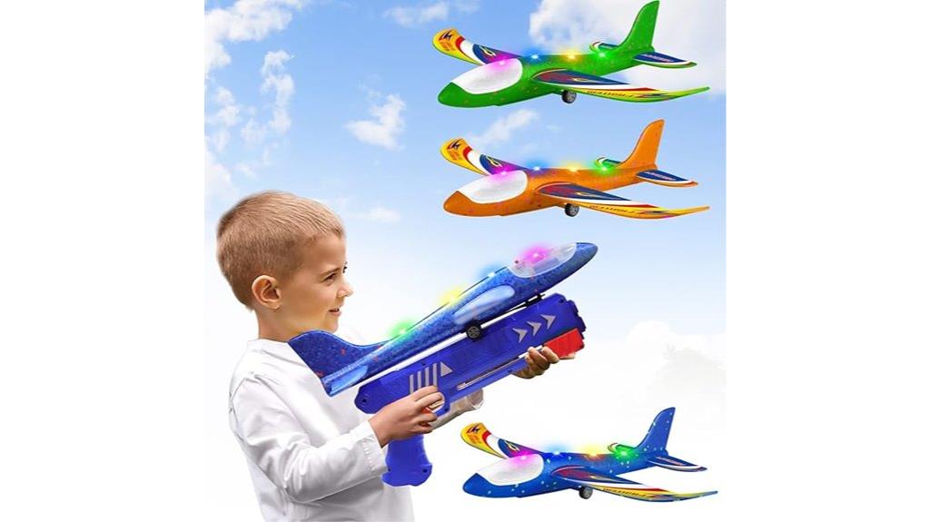 foam airplane launcher toys