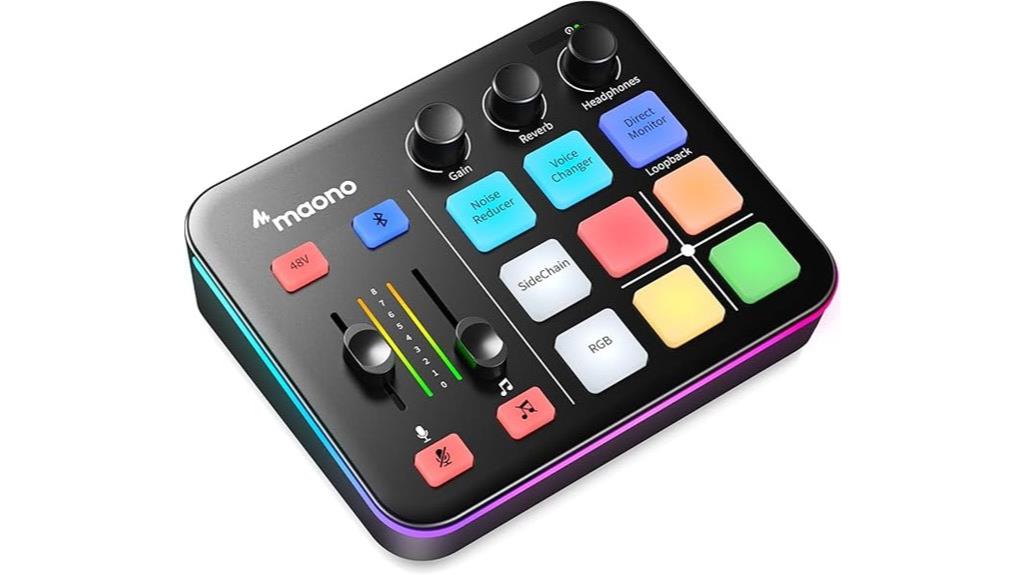 gaming audio mixer device